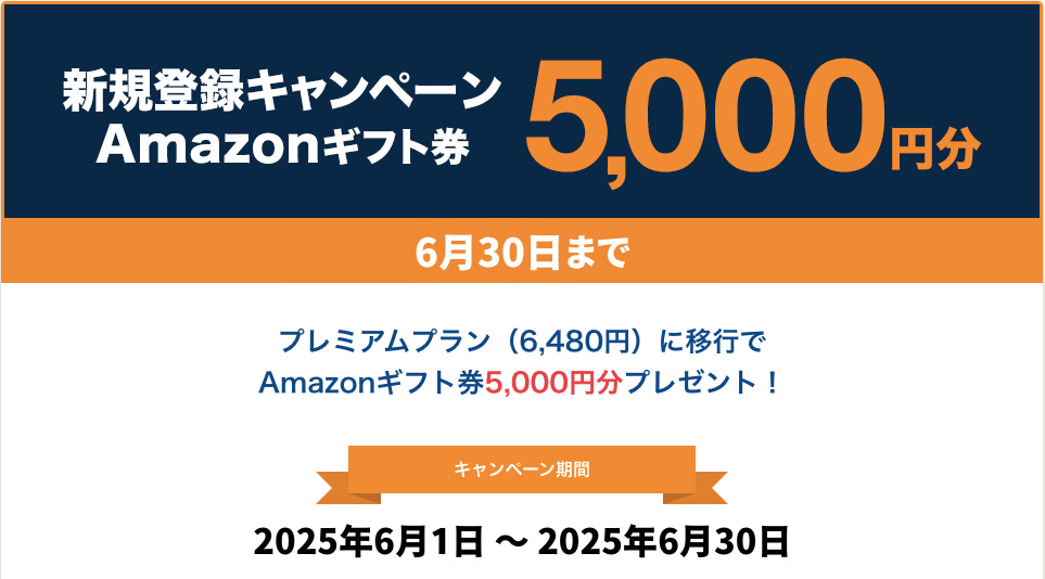 2025年6月のネイティブキャンプのAmazonギフト券5000円分プレゼントキャンペーン
