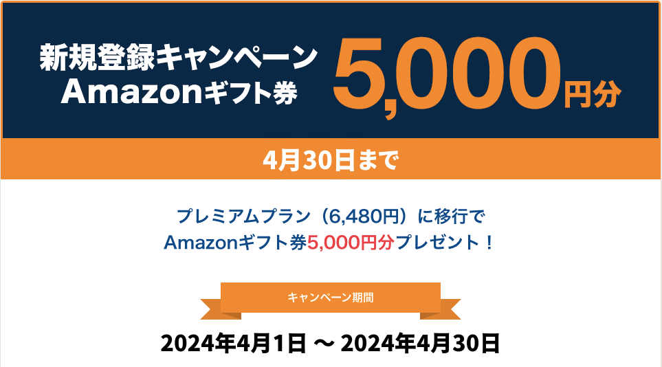 2024年4月のネイティブキャンプのAmazonギフト券5,000円分プレゼントキャンペーン