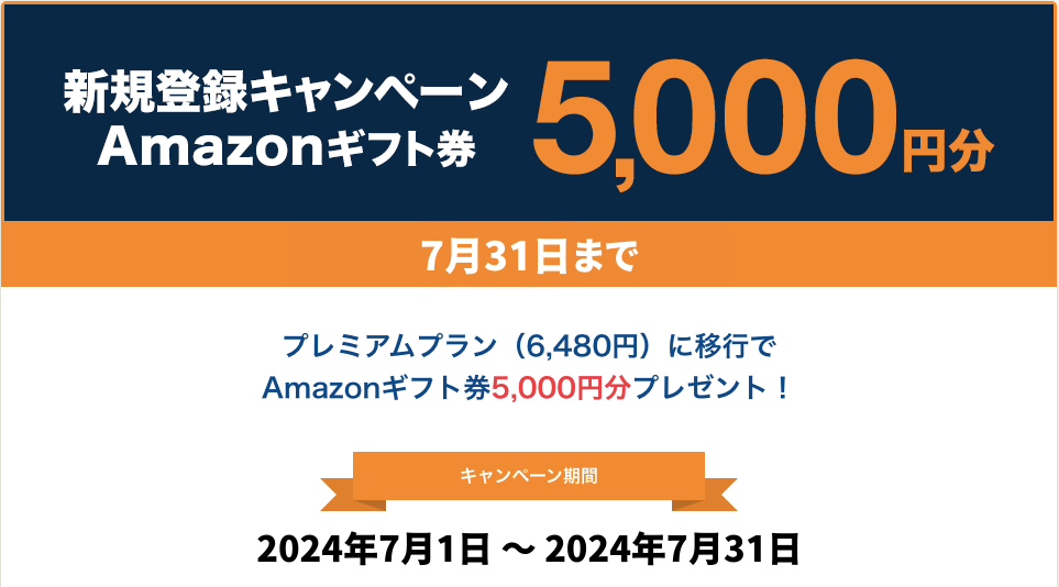 2024年7月のネイティブキャンプのAmazonギフト券5,000円分プレゼントキャンペーン